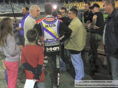 Matěj Kůs s fanoušky, sezona 2009