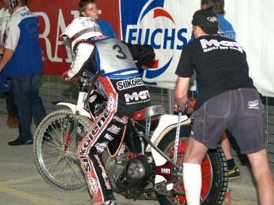 Matěj Kůs v depu, Semifinále ME, Goričan, 2009