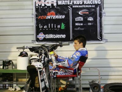 Matěj Kůs v dílně, sezona 2010