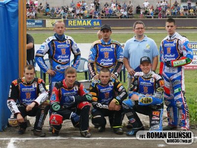 Matěj Kůs s týmem, Kolejarz Opole – Speedway Wanda Kraków, 2012
