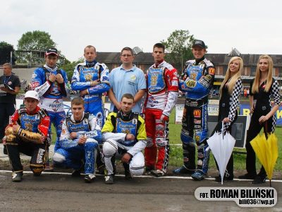 Matěj Kůs s týmem, Kolejarz Opole – Speedway Wanda Kraków, 2012