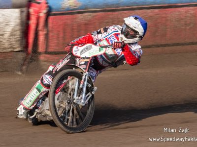 Matěj Kůs na dráze, PSK Olymp Praha – PDK Mšeno, 2013