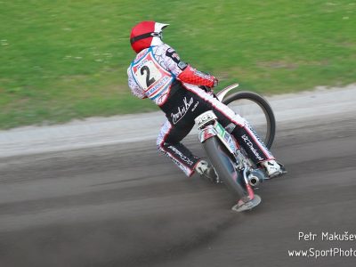 Matěj Kůs na dráze, PSK Olymp Praha – PDK Mšeno, 2013